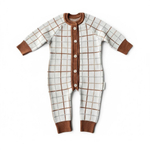 7055-332 Комбинезон вязаный (клетка)