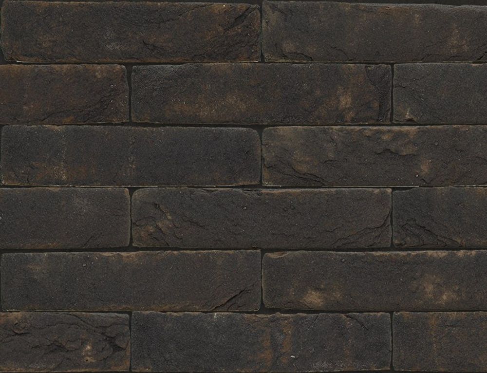 Кирпич ручной формовки облицовочный Nelissen, Manganese Black, WDF65, 215x100x65