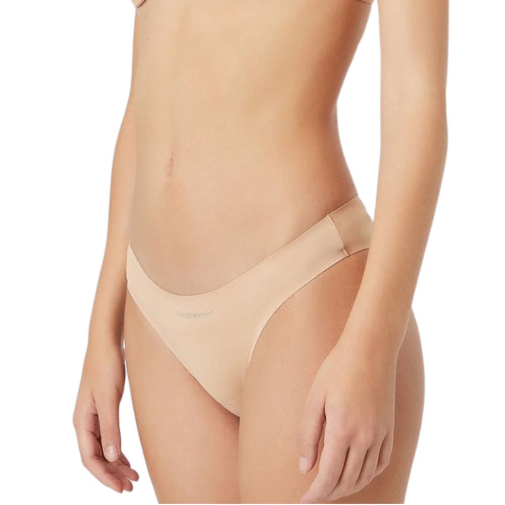 Женские трусы бразилиана набор из 2 штук (телесные) Emporio Armani 163337_CC284 09670