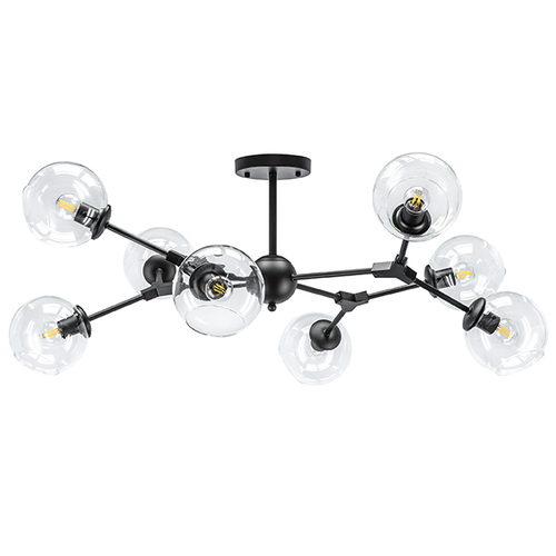 785087 Люстра BETA 8x40W E27 ЧЕРНЫЙ