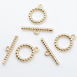 Замок-тоггл, цвет золото, размер 12*10 мм, цена за 1 шт