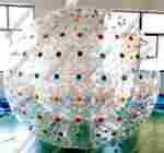 Гидро/аква зорб ПВХ с цветными держателями, диаметр 2.5 м