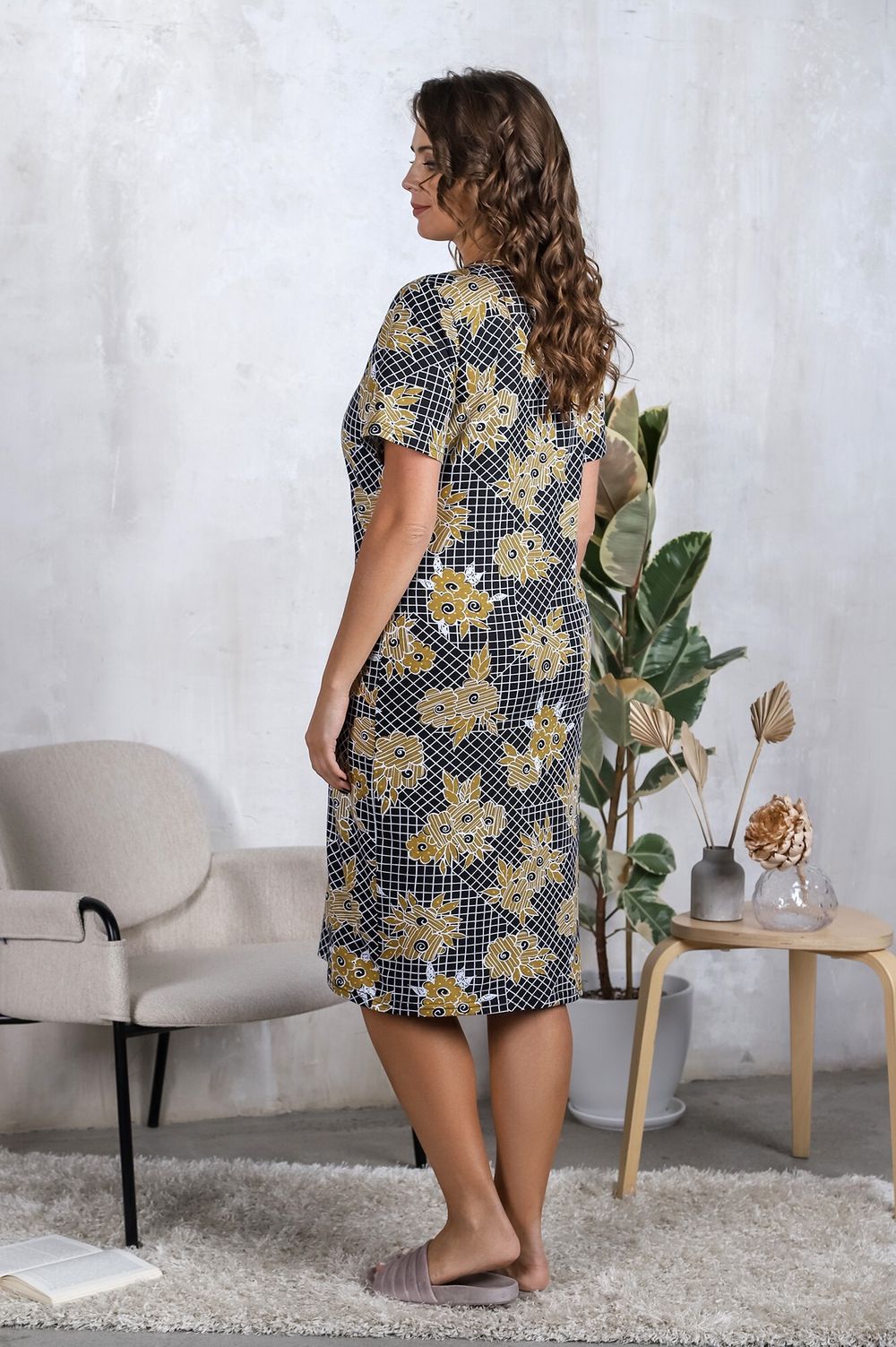 Халат Амели-3 Виотекс ГОРЧИЧНЫЙ