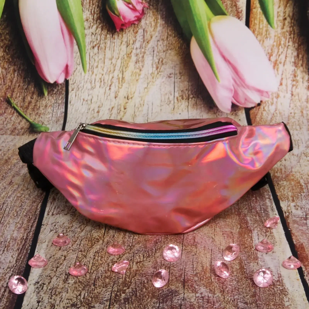 Сумка на пояс «Ultramarine - Elements», цвет розовый, 30*13*7см