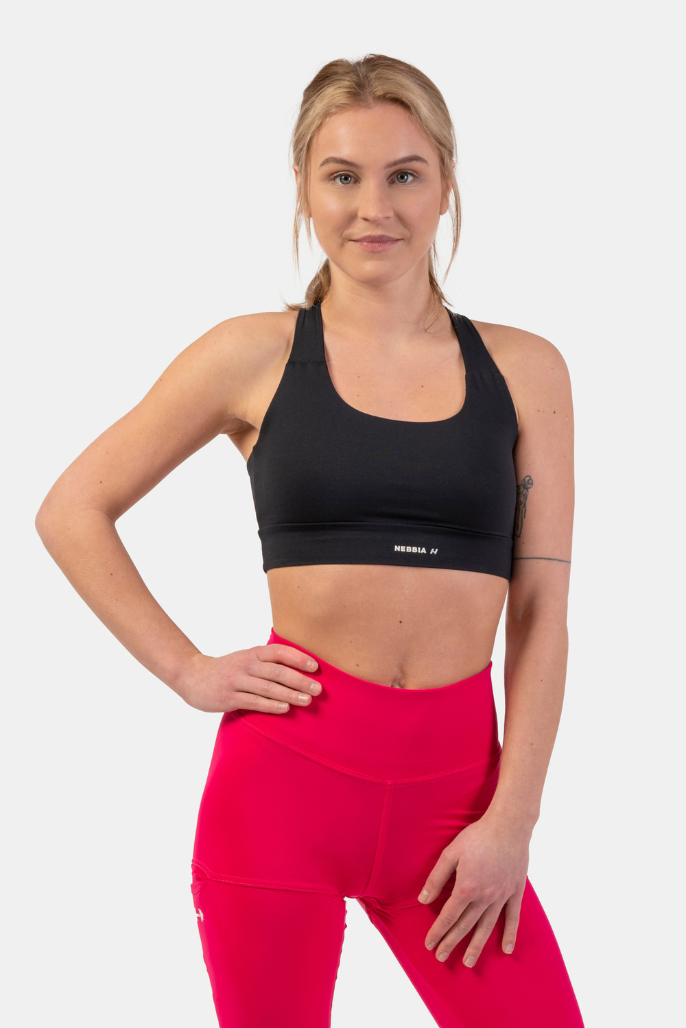 Топ ACTIVE SPORTS BRA WITH MEDIUM IMPACT 413 Черный