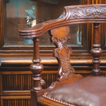 Угловое кресло для кабинета