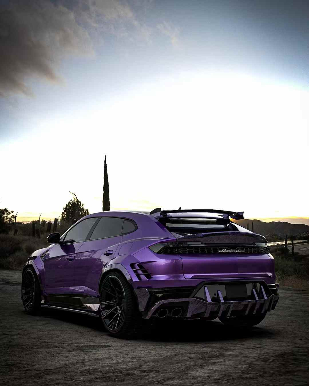 Широкий карбоновый обвес URUS SE для LAMBORGHINI URUS 2018+ Ламборгини УРУС тюнинг кованный карбон