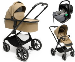 Коляска Agex Life 3 в 1 с автокреслом i-Safe Grey ALB269 Beige (Бежевый)