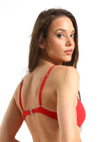 Раздельный пуш-ап купальник с клепками Cala Salada (Размер: C/L) (Цвет: черный)