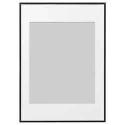 IKEA LOMVIKEN  (ИКЕА ЛОМВИКЕН)  -  Рамка, черная, 50x70 см