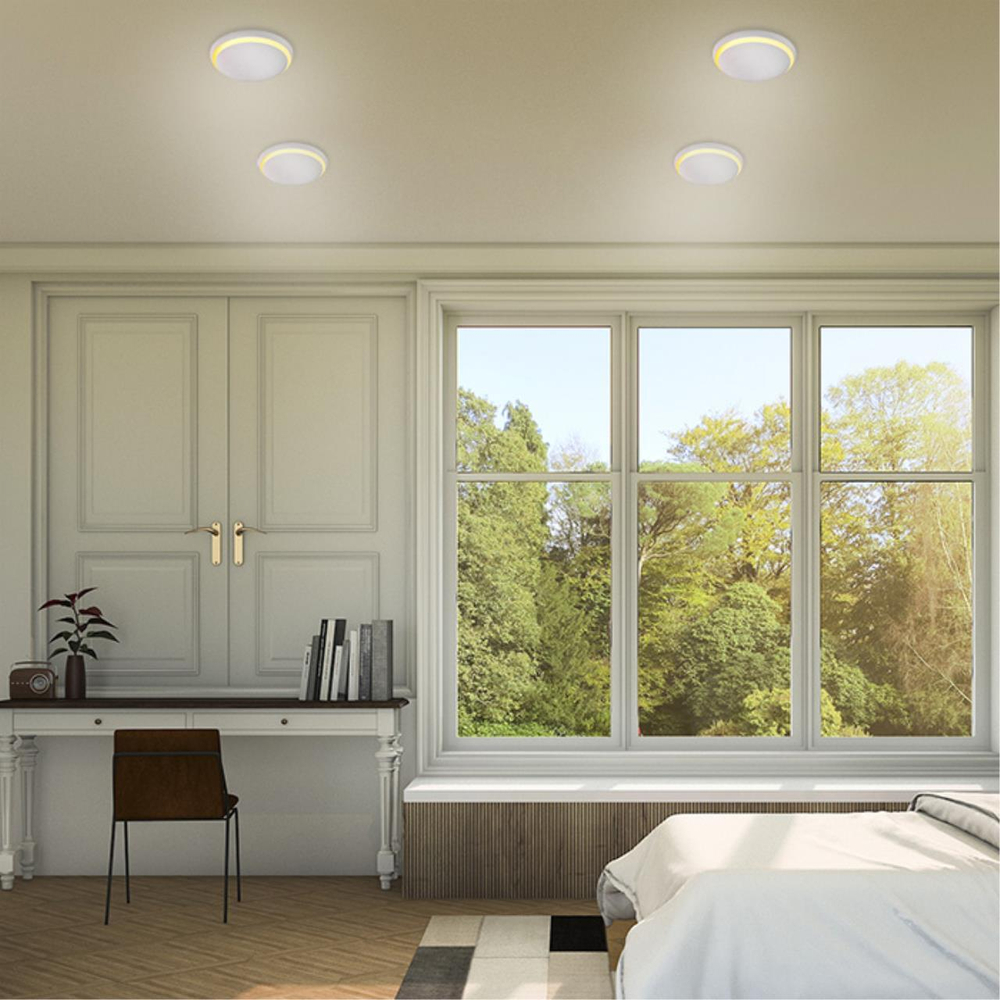 357931 OVER NT19 133 белый Накладной светильник IP20 LED 3000К 7W 220V CAIL