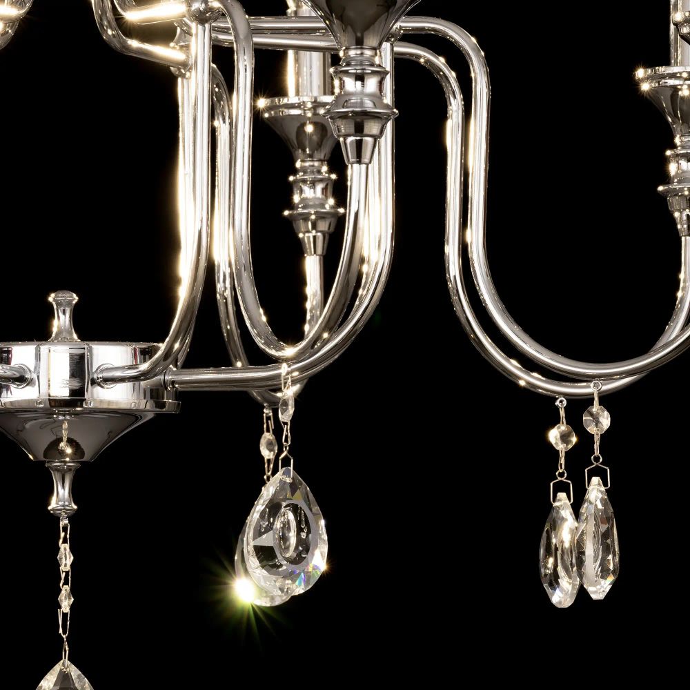 Citilux Рига CL437181 Люстра подвесная Хром