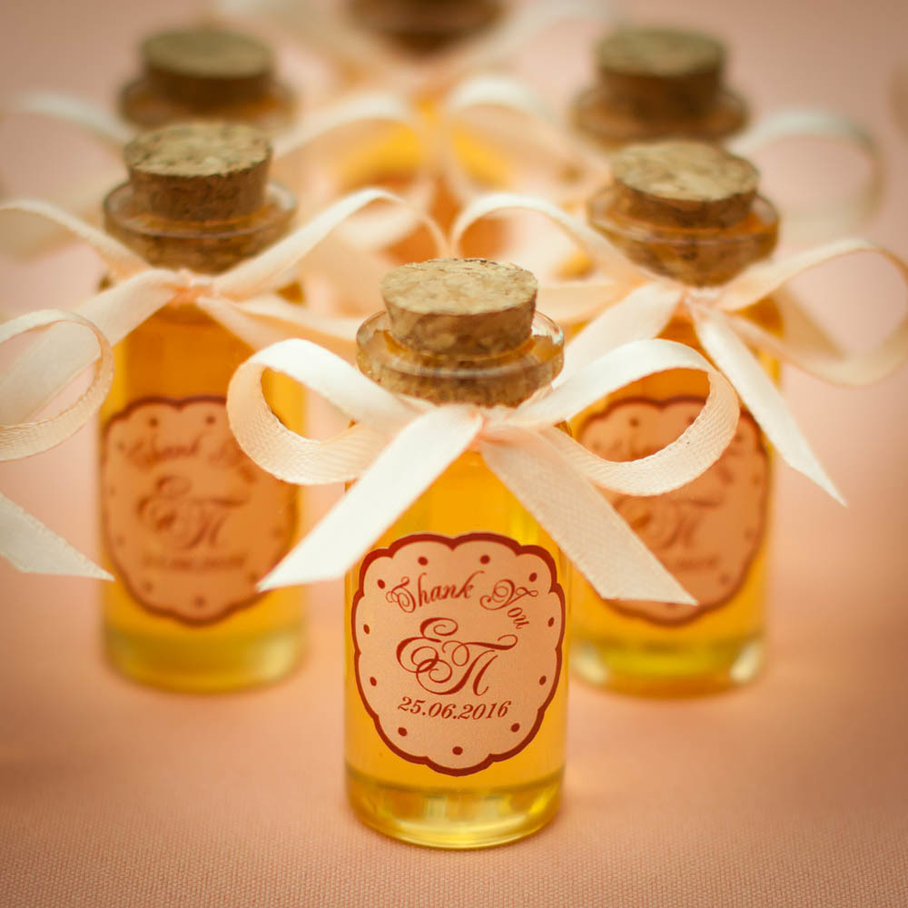 Бонбоньерка с медом на свадьбу, 20 грамм, "Эликсир любви"