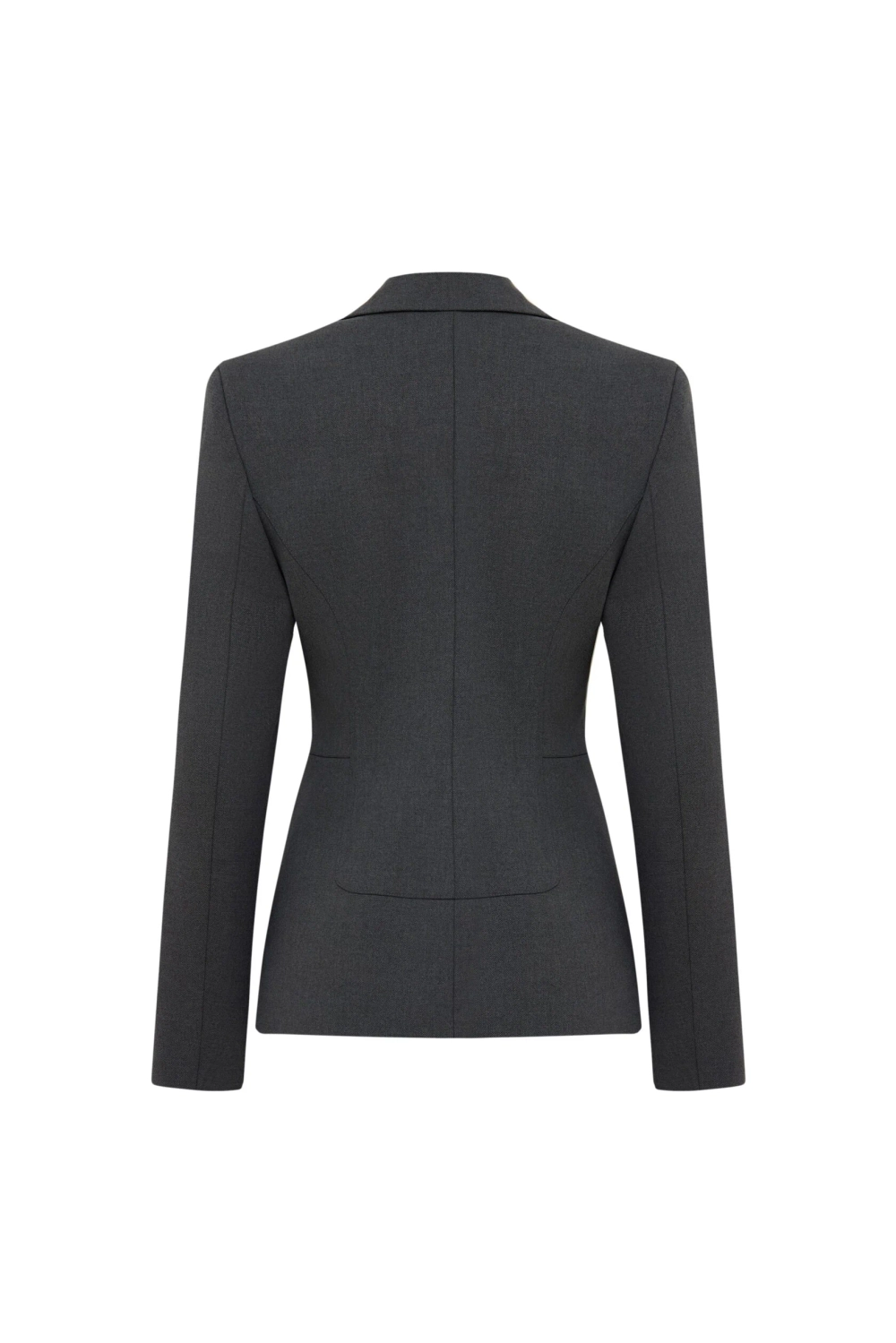 Жакет приталенный серый, Серый