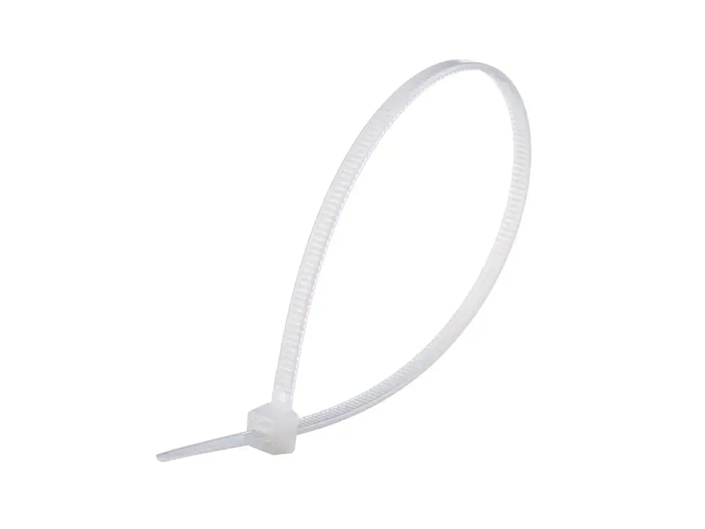 MULTISET Стяжка кабельная нейлоновая 200х2.5 БЕЛАЯ (100шт) в пакете с замком ЗИП-ЛОК