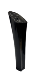 Каблуки женские GUMUS 20006, 145 мм, черный лаковый