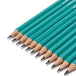 Набор черных простых заточенных карандашей, 12 шт, с ластиком, MC-Basir, пластиковые обычные чернографитные карандаши для начинающих, HB (твердо-мягкий), графитовые серые для школы