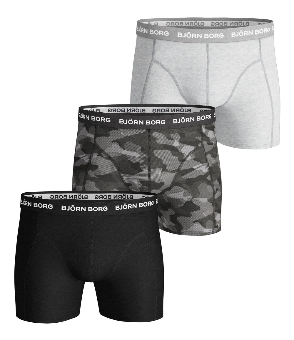 Мужские спортивные боксеры Björn Borg Shorts BB Shadeline 3P - разноцветный