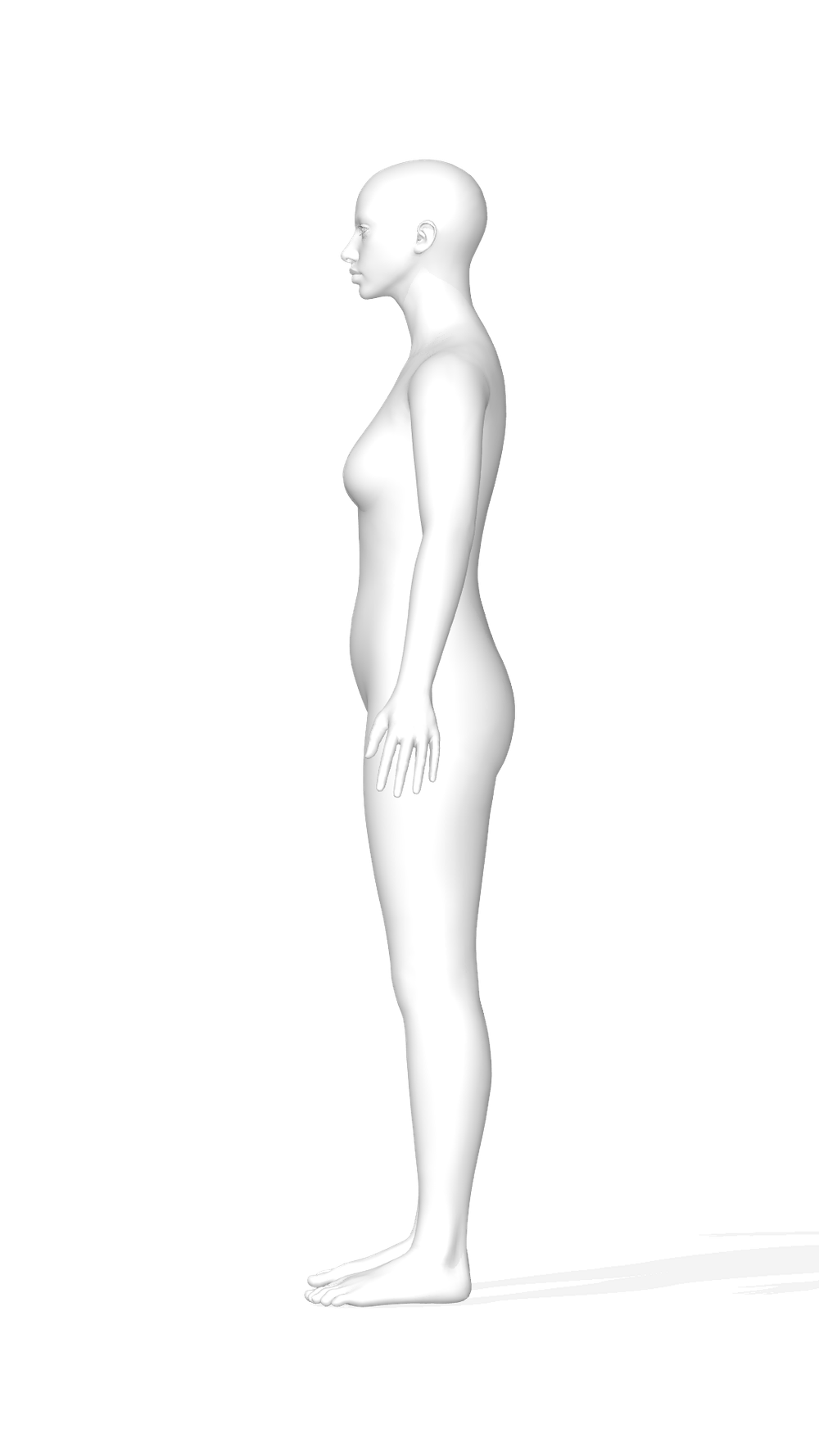 3D аватар манекена Моника