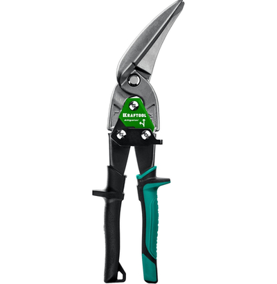 KRAFTOOL Alliator, 280 мм, левые усиленные ножницы по металлу с выносом (2328-LL)