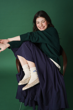 Юбка асимметричная двухслойная "Полярная звезда"