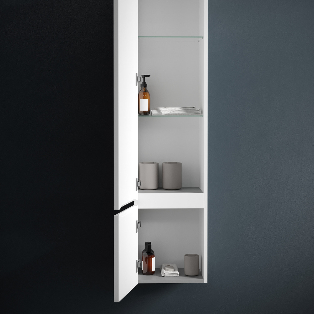 Шкаф-пенал Sancos Very подвесной левый, Bianco 350х300х1600