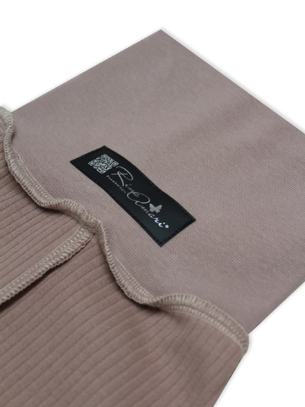 Ползунки швы наружу Рубчик Тауп Грей RinaAmari