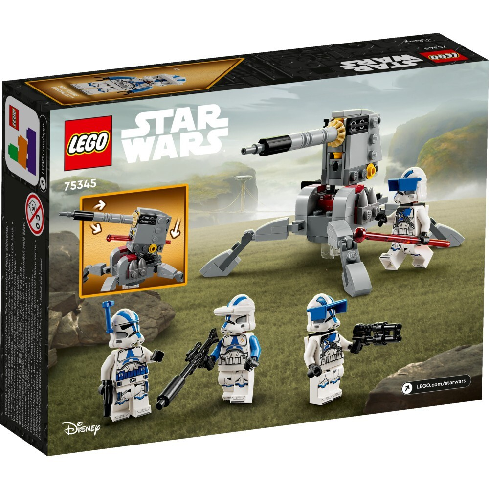 LEGO Star Wars — Боевой набор — Солдаты-клоны 501-го легиона 75345 / артикул   75345  / GTIN 5702017421292