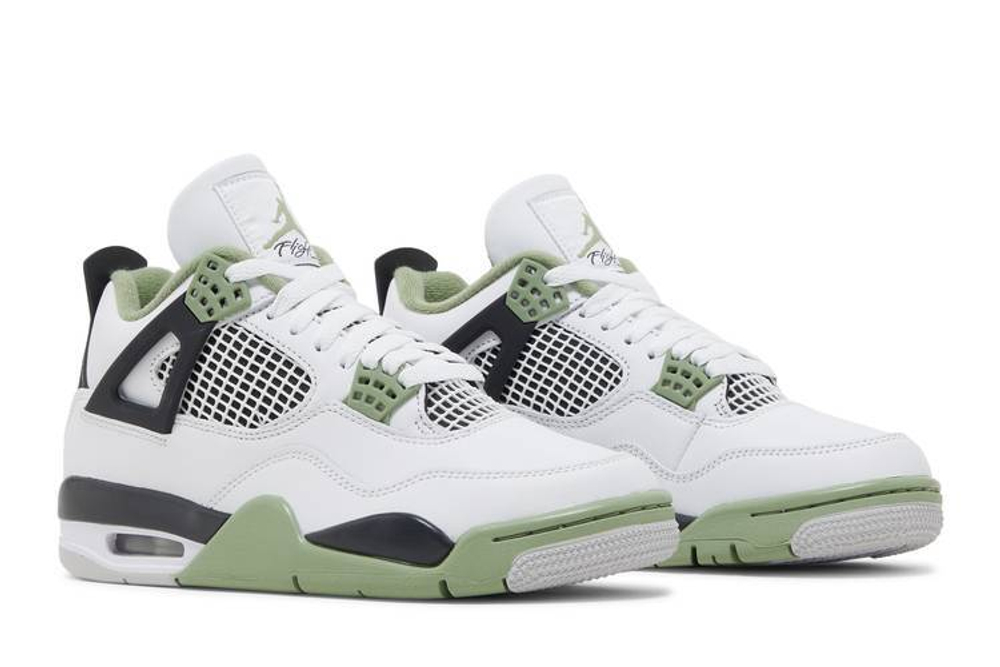 Кроссовки Jordan Air Jordan 4 "Oil Green" (Женская размерная сетка)