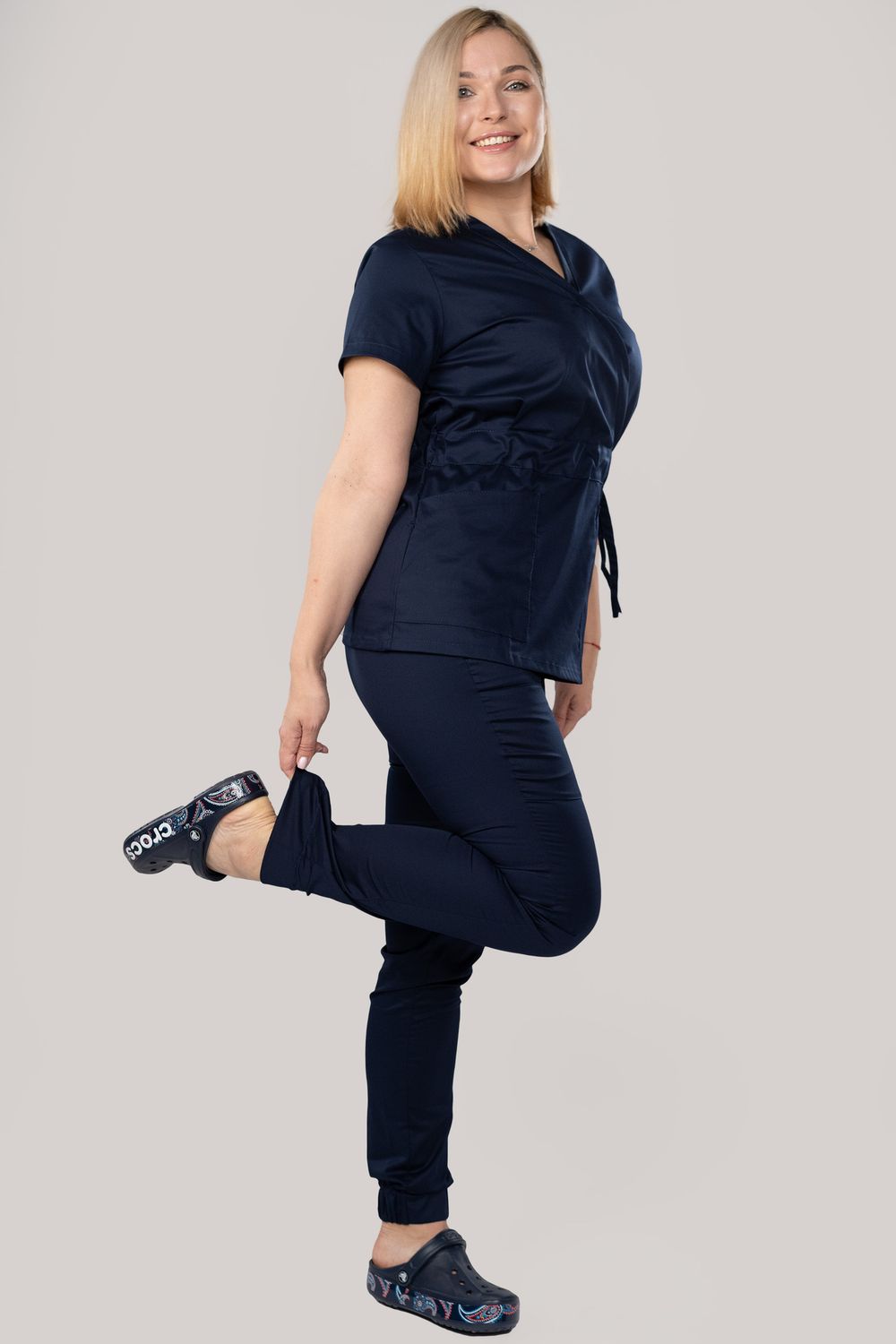 Костюм медицинский женский 386 СИНИЙ