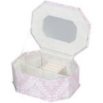 Шкатулка для украшений, текстиль, 21.5х16.5х8 см, сирен, Y6-2449