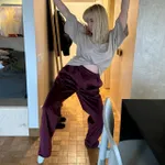 Брюки Смерч вельветовые #6 бордовые