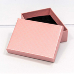 Коробка Ювелирная 9х7х2.8 см "Ромбики" (Розовый)