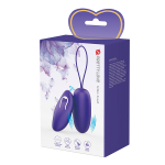 Фиолетовое виброяйцо 6,9см с пультом ДУ Pretty Love Selkie-Youth BI-014865WL