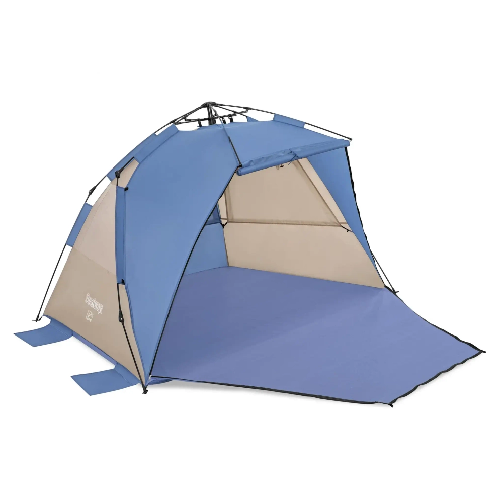 Палатка пляжная 2-местная 1-слойная Beach Dome 4 Tent, размер (107+127) *240*125 см, Bestway (68144)
