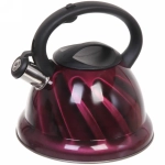 Чайник из нержавеющей стали 3,2л «Юпитер» со свистком, малиновый