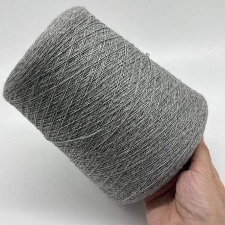 Пряжа CARIAGGI FLANELL 2/15 (65% меринос экстрафайн, 35% кашемир) 750м/100 м, серый меланж