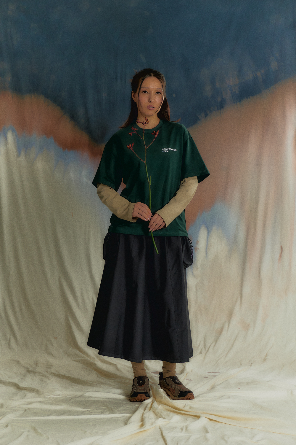 Юбка Called a Garment Niwa Skirt "Black"