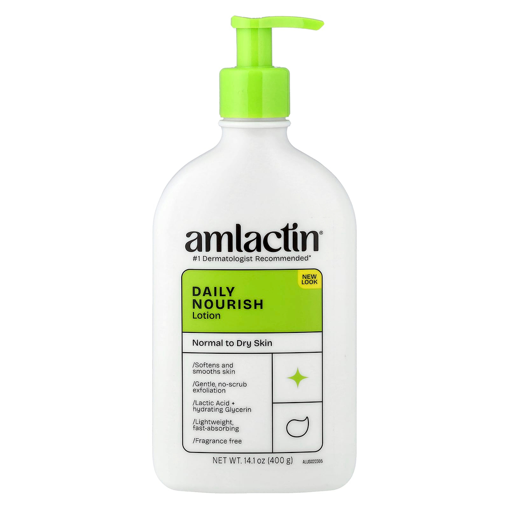AmLactin, питательный лосьон для ежедневного применения, для нормальной и сухой кожи, 400 г (14,1 унции)