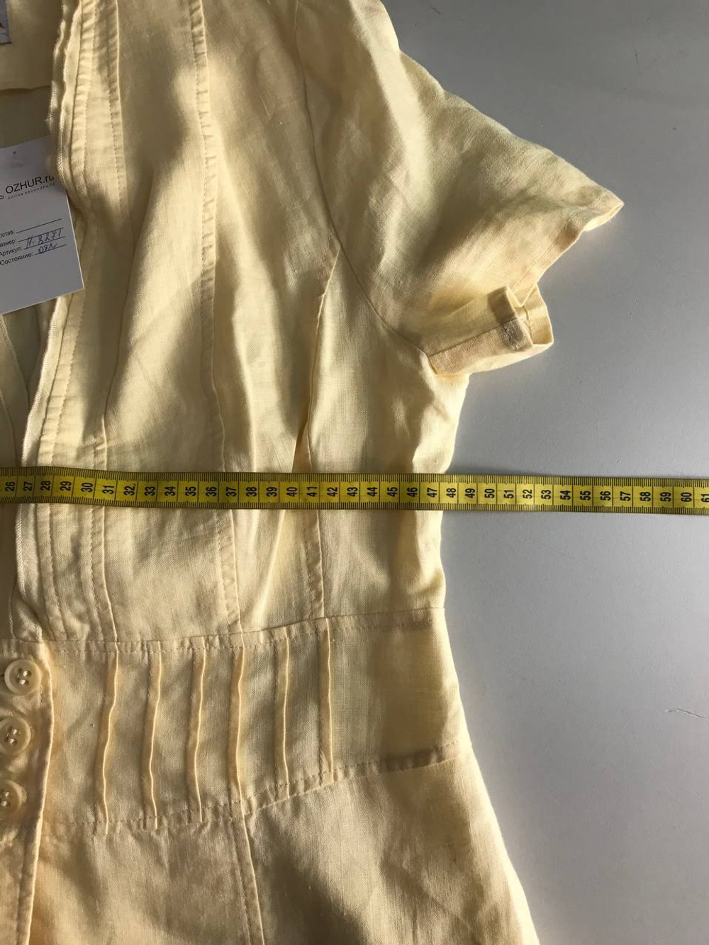 Жакет Роси льняной, маркировка 42, визуально на 48 размер