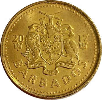 5 центов 2017 Барбадос