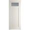Фото межкомнатной двери эмаль Profil Doors 3.3.2PM перламутр белый стекло прозрачное