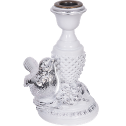 Подсвечник Птичка Терра левый Белый