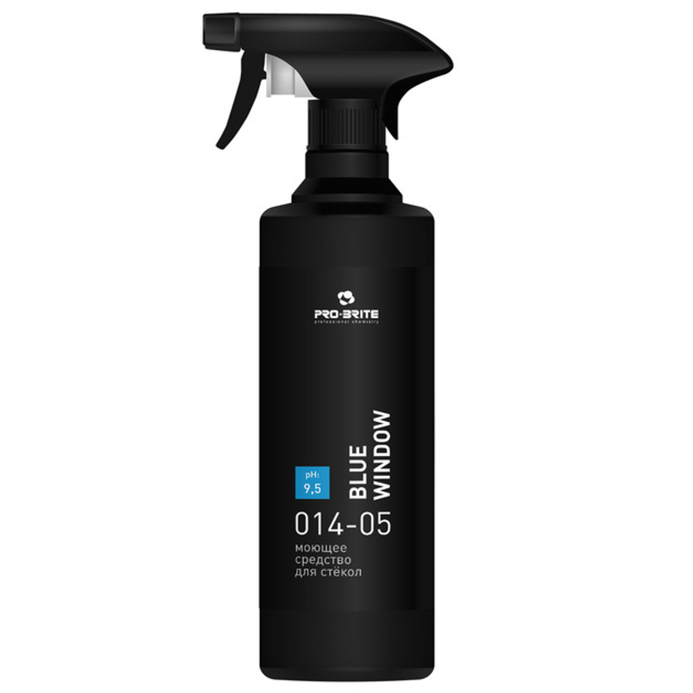 Средство для Чистки Стекол и Зеркал Blue Window Pro Brite 0,5л
