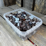 Смальта колотая разноформатная коричневых оттенков, 1.3 кг