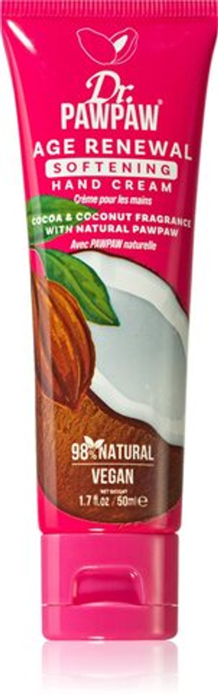 Dr. Pawpaw Age Renewal - смягчающий крем для рук и ногтей /  Cocoa & Coconut 50  ml  / GTIN 5060372805134