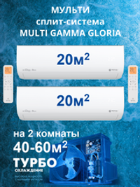 Мульти-сплит-система Royal Clima MULTI GAMMA GLORIA на 2 комнаты (20+20)