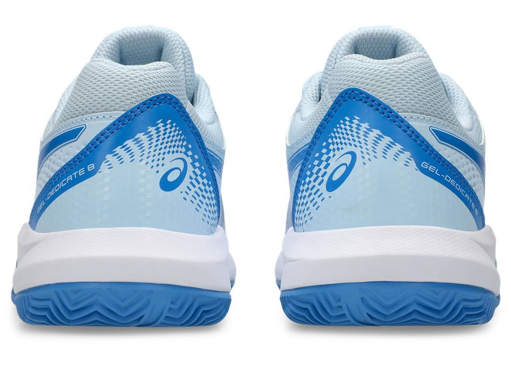 Женские Кроссовки теннисные Asics Gel-Dedicate 8 Clay - небесный