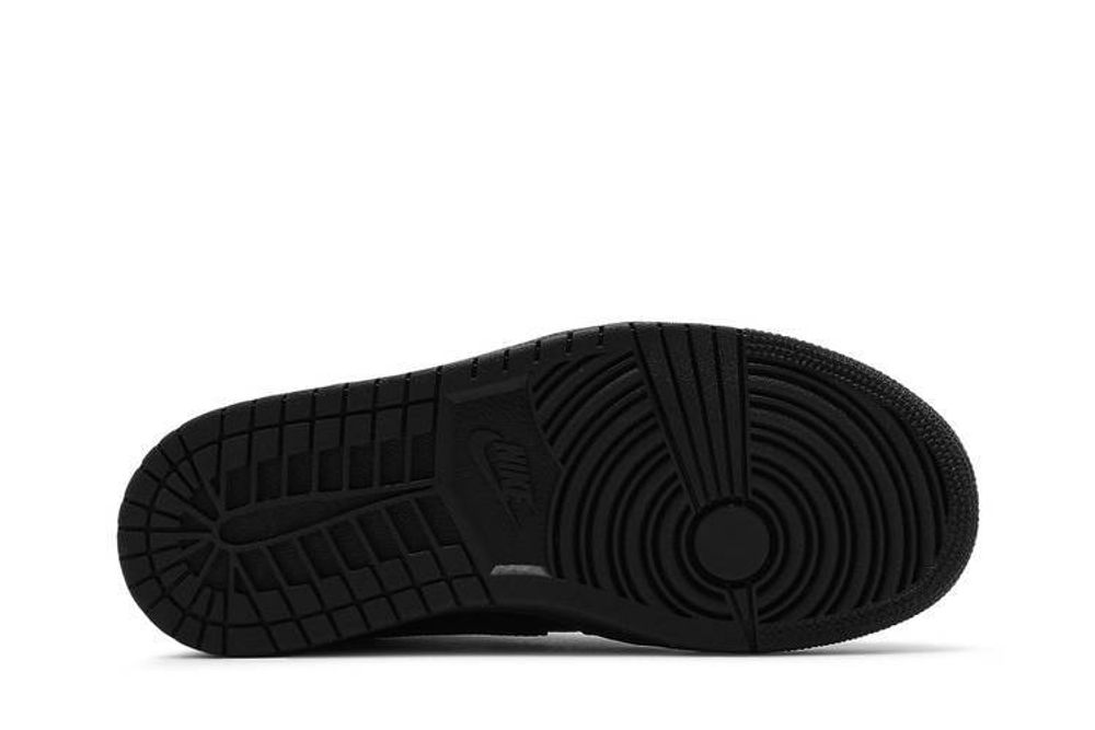 Кроссовки Jordan Air Jordan 1 Mid "Black Snakeskin" (Женская размерная сетка)