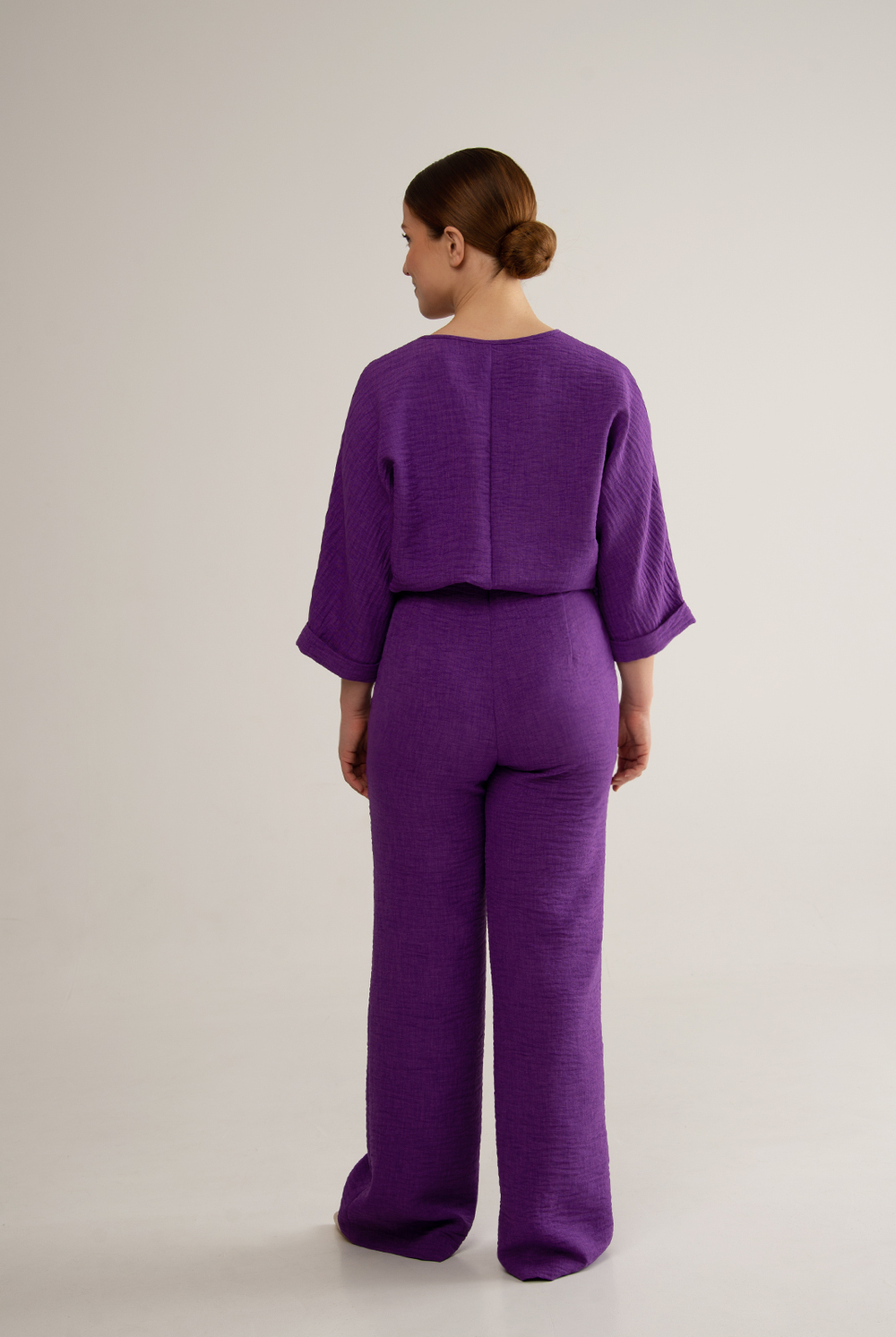 Брюки женские 02, фиолетовый #527Ф0202